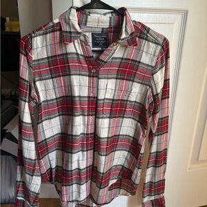 Abercrombie & Fitch Red Plaid Shirt